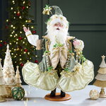 Коллекционная кукла Санта-Клаус с колокольчиком - Праздничное Либретто 65 см