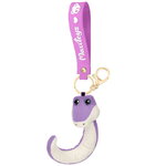 Мягкая игрушка-брелок Змей Снейк 12 см сиреневый