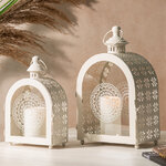 Набор подсвечников-фонарей Normanton 26-33 см, 2 шт