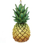 Стеклянная елочная игрушка Ананас - Pineapple Xmas 11 см, подвеска