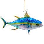 Стеклянная елочная игрушка Рыба - King Tuna 15 см, подвеска