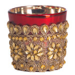 Стеклянный подсвечник стакан Монтьери 7 см