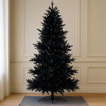 Искусственная черная елка Норд Премиум 215 см, ЛИТАЯ 100%
