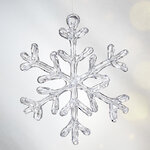 Елочная игрушка Crystal Flake 13 см, подвеска