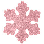 Снежинка Облако 16 см розовая, 2 шт, пеноплекс