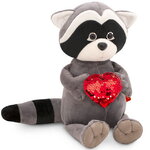 Мягкая игрушка Енотик Дэйзи с сердцем 25 см