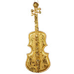 Елочная игрушка Скрипка - Jazz Melody 25 см, подвеска