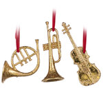 Набор елочных игрушек Музыкальные Инструменты Divertimento 10 см, 3 шт