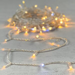 Светодиодная гирлянда 24V Quality Light Cap 10 м, 100 экстра теплых LED, холодное мерцание, прозрачный ПВХ, соединяемая, IP65