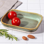 Керамическая формочка для запекания Астейн 13*9 см, 140 мл, оливковая