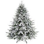 Искусственная елка Раскидистая Премиум заснеженная 240 см, ЛИТАЯ 100%
