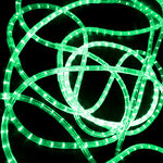 Дюралайт светодиодный двухжильный 13 мм, 100 м, 3600 зеленых LED ламп, IP54