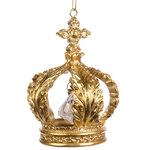 Елочная игрушка Золотая Корона Империи 9 см