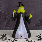 Светящаяся фигурка Хэллоуин - Ведьма, 14 см, со звуком, на батарейках