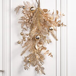 Хвойное украшение Капля с ягодами - Venetian Holiday Charm 70 см