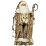 Декоративная фигура Санта-Клаус - Кудесник в Золотых Одеждах 68 см