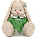 Мягкая игрушка Зайка Ми в нарядном платье и со снежинкой 23 см