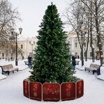 Искусственная елка Сказочная Премиум 6 м, ЛИТАЯ+ПВХ