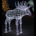 Светящийся Лось 240 см