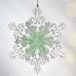 Елочная игрушка Снежинка Frozen Grace 13 см
