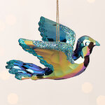 Елочная игрушка Радужный Голубь 6 см, подвеска