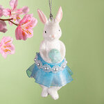 Подвесное украшение Зайка Марта - Вестница Пасхи 9 см