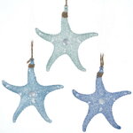 Набор елочных игрушек Морские Звезды - Segreti dei Mari 13 см, 3 шт, подвеска