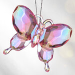 Елочная игрушка Бабочка Rose Murmure 6 см, подвеска