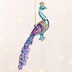 Елочная игрушка Павлин Октав - Anima Pavone 8 см, подвеска