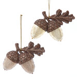 Набор елочных игрушек Желуди - Sherwood Forest 7 см, 2 шт