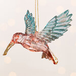 Елочная игрушка Колибри Делис - Azure Wonders 6 см