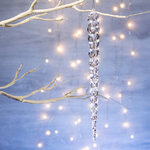 Новогоднее украшение Сосулька Кристальная Гроздь 25 см, подвеска