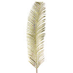 Декоративный лист Ослепительный Риверан 42 см, золотой