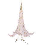 Елочная игрушка Зимний Цветок - Melody of the Bell 17 см