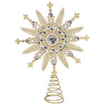 Верхушка на елку Снежинка Волента 35 см