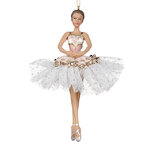 Елочная игрушка Балерина Лея - Зимняя пьеса 19 см, подвеска