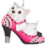 Елочная игрушка Маленький Озорник - Уайт-терьер 7 см