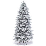 Искусственная стройная елка Веста заснеженная 210 см, ЛИТАЯ 100%