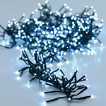 Светодиодная гирлянда Млечный путь - Cluster Lights 2.4 м, 192 холодных белых MINILED ламп, черный ПВХ