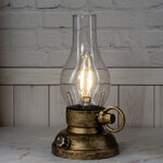 Декоративный светильник с диммером Антикварная коллекция: Керосиновая лампа 20 см