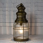Декоративный светильник Лофт: Бруклин с филаментной LED лампой 29 см
