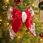 Елочная игрушка Бант Grooverville 15*13 см, подвеска