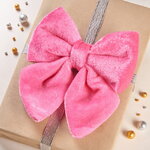Бант для декора Элинор 15*13 см розовый