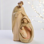 Рождественская статуэтка Рождение Иисуса 20 см бежевая