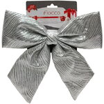 Бант на елку Ondulato Striscia 28*28 см серебряный