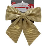 Бант на елку Lucido Striscia 28*28 см золотой