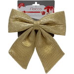 Бант на елку Lucido Striscia 25*22 см золотой