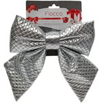 Бант на елку Lucido Bolle 28*28 см серебряный