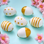 Пасхальные украшения Яйца - Easter Souvenir 6 см, 6 шт