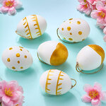 Пасхальные украшения Яйца - Easter Light 6 см, 6 шт